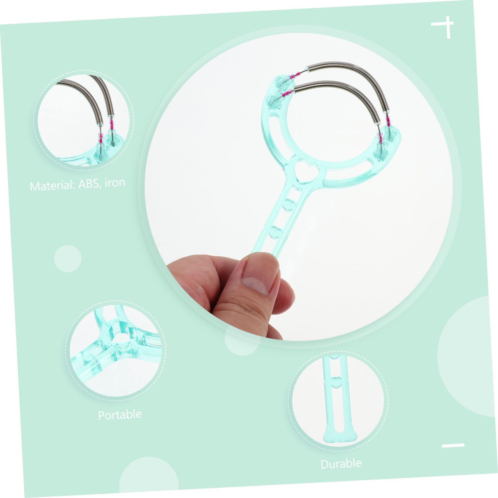 MERRYHAPY MERRYHAPY Manual Facial Hair Removal Threading Tool Portable Spring Epilator for Women Face Hair Remover Dual Spring Design Random for Eyebrows and Facial Hair Removal