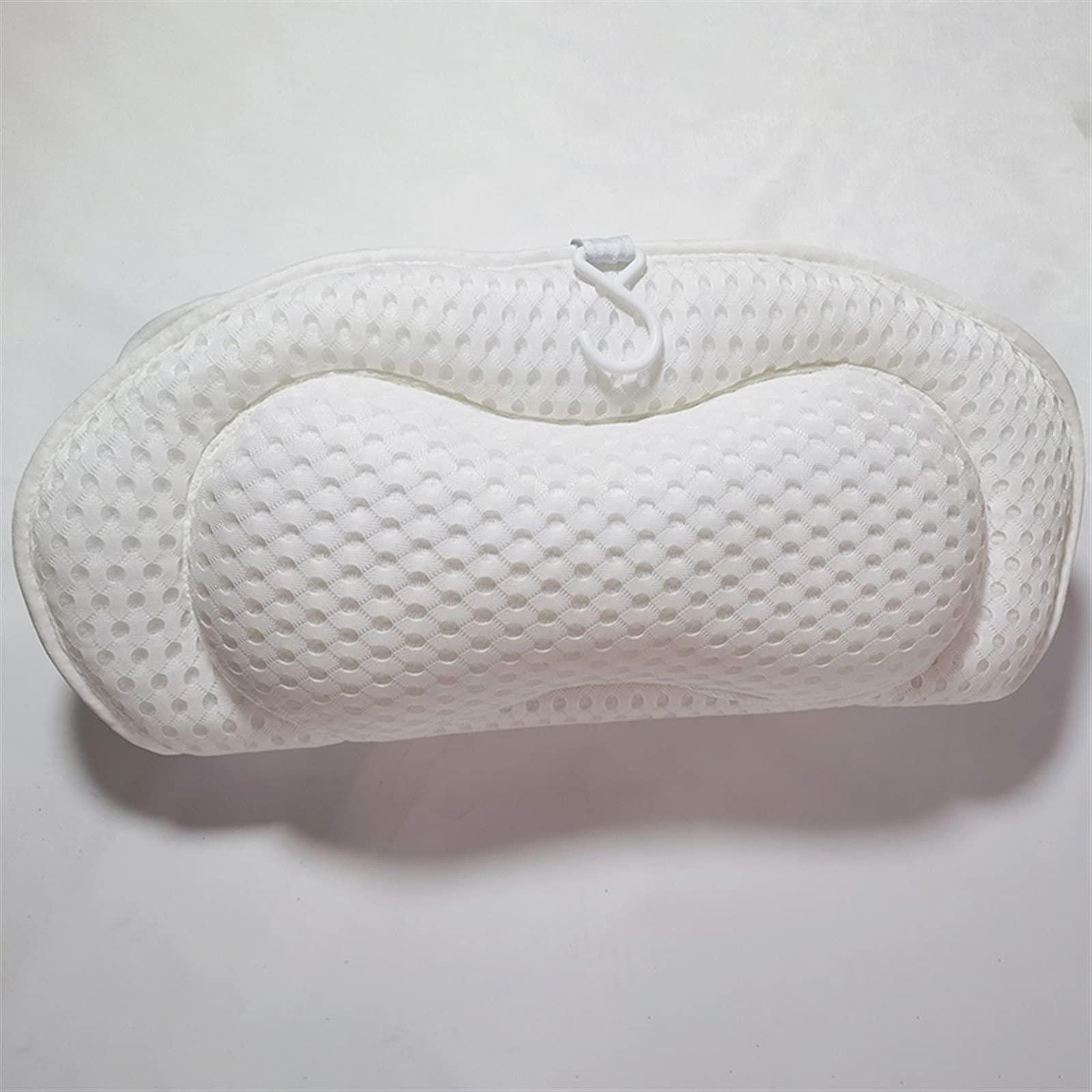 CHENYUEFA CHENYUEFA Bath Pillows White Butterfly Bath Pillow Breathable Bathroom Cushion Accersories for Home Bathroom Accessories with Suction Cups Pillow