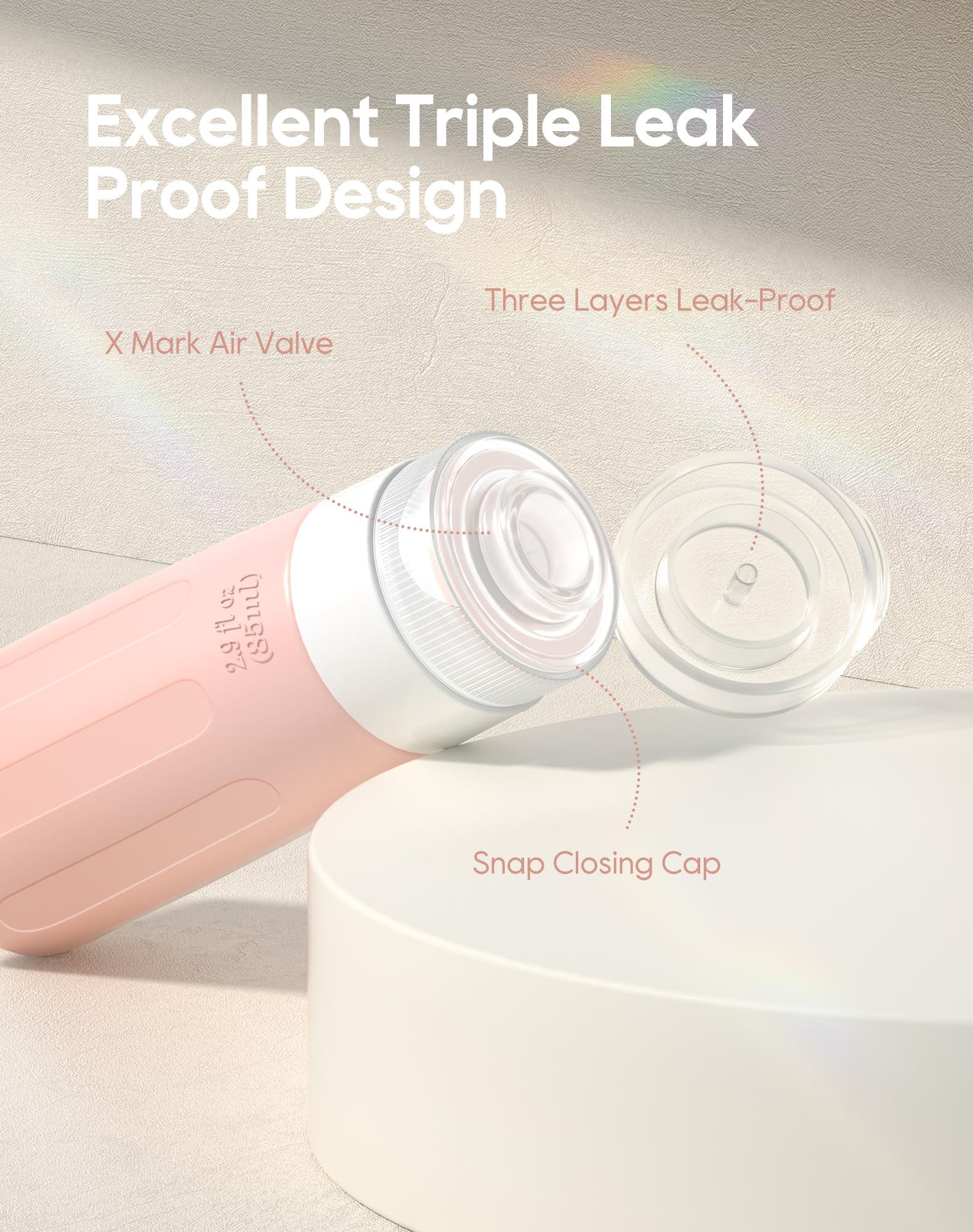 Morfone Morfone 16 Pack Travel Bottles Set for Toiletries, TSA Approved Travel Containers Leak Proof Silicone Squeezable Travel Accessories 2oz 3oz for Shampoo Conditioner Lotion Body Wash (BPA Free)