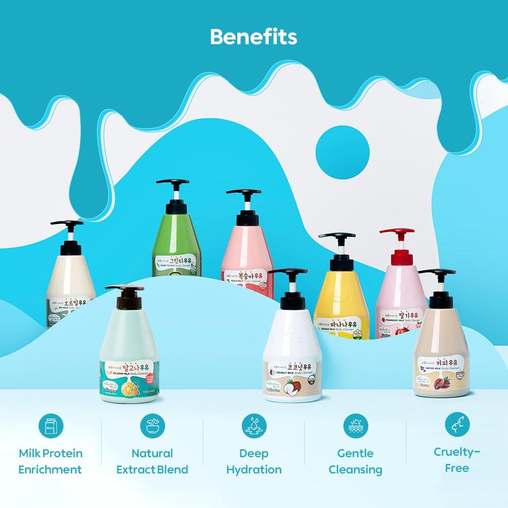 WELCOS WELCOS KWAILNARA Dalgona Sugar Cookie Body Wash  Korean Body Cleanser for Exfoliated and Refreshed Skin 560 g / 19.75 oz.