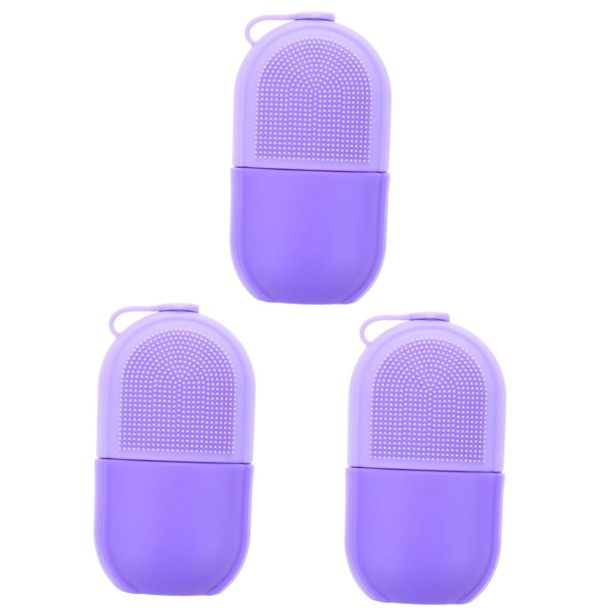 NOLITOY 3pcs Beauty Face Ice Tray Skin Care Tool Face Massage Ice Roller Face Icing Roller Face Beauty Tool Silicone Ice Face Massager Ice Roller for Face and Eye Ice Face Roller