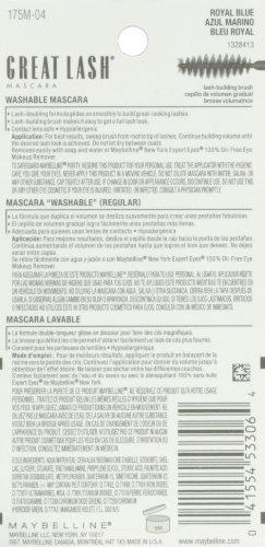 Maybelline New York Maybelline Great Lash Washable Mascara, Royal Blue, 1 Tube