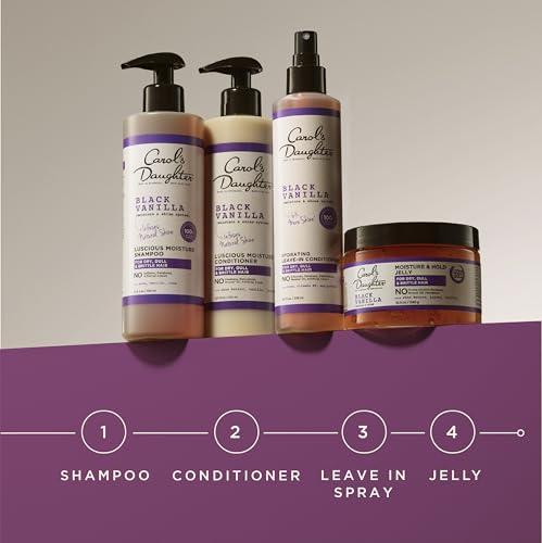 Carol's Daughter Carol\'s Daughter Black Vanilla Leave In Conditioner for Curly, Wavy or Natural Hair, Moisturizing Hair Care for Dry, Dull or Brittle Hair, 8 Fl Oz