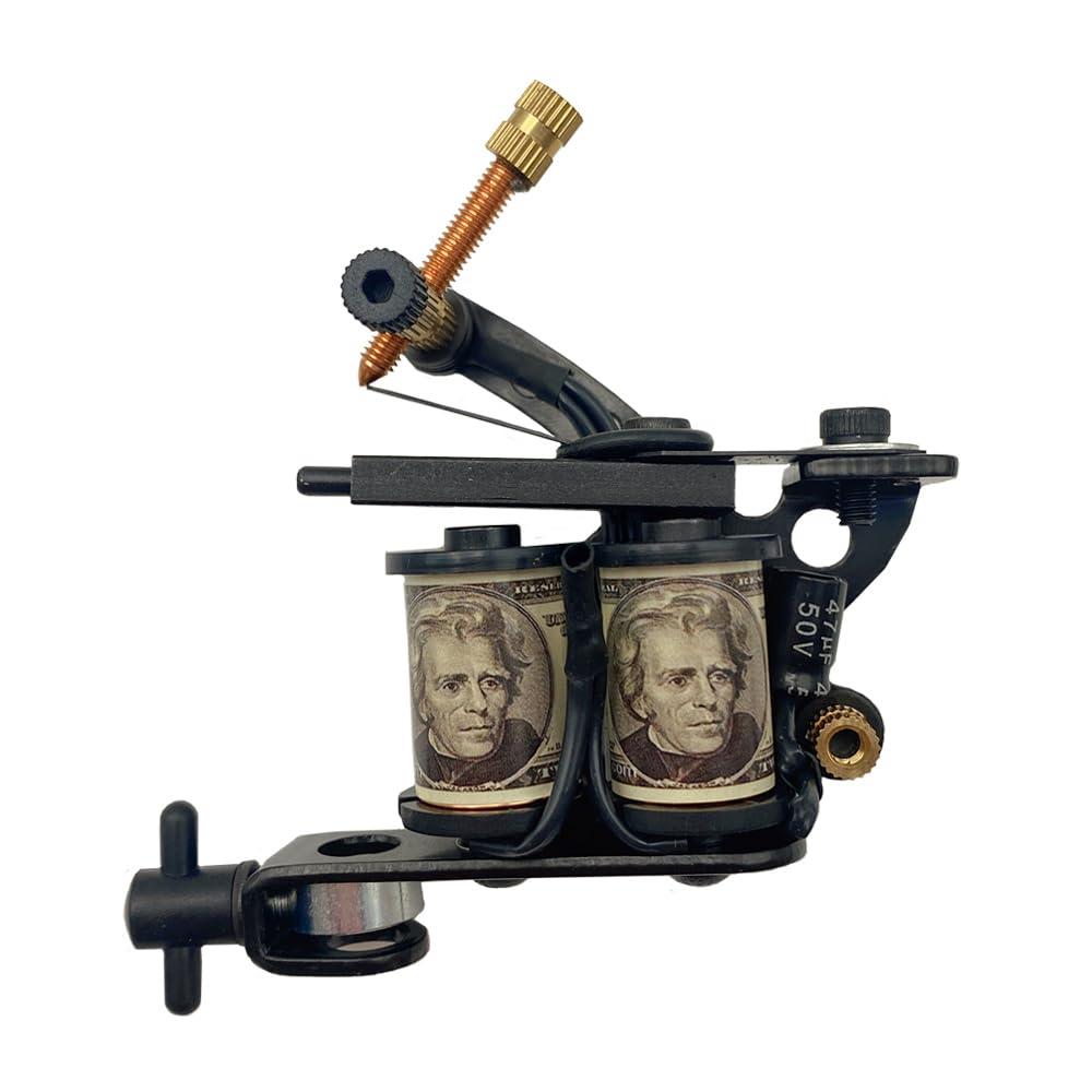 Generic Small tattoo machine flower arm cutting and fogging coil machine kit Including power supply black tattoo ink Complete professional tattoo equipment kit