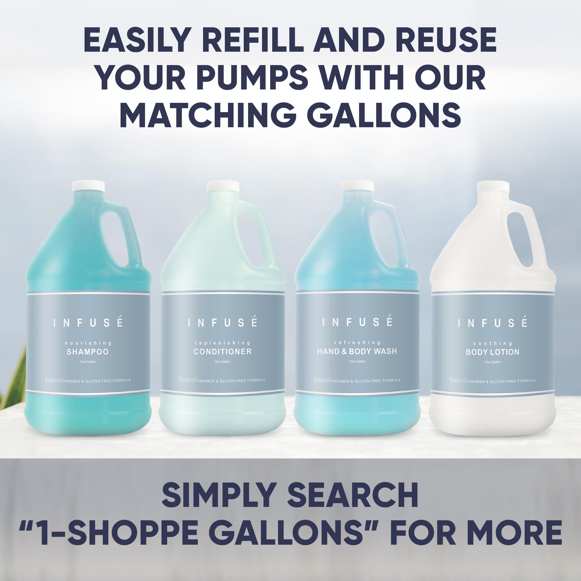 Terra Pure Terra Pure Infuse Shampoo, Retail Size Hotel Amenities, 10.14 oz. (Single)