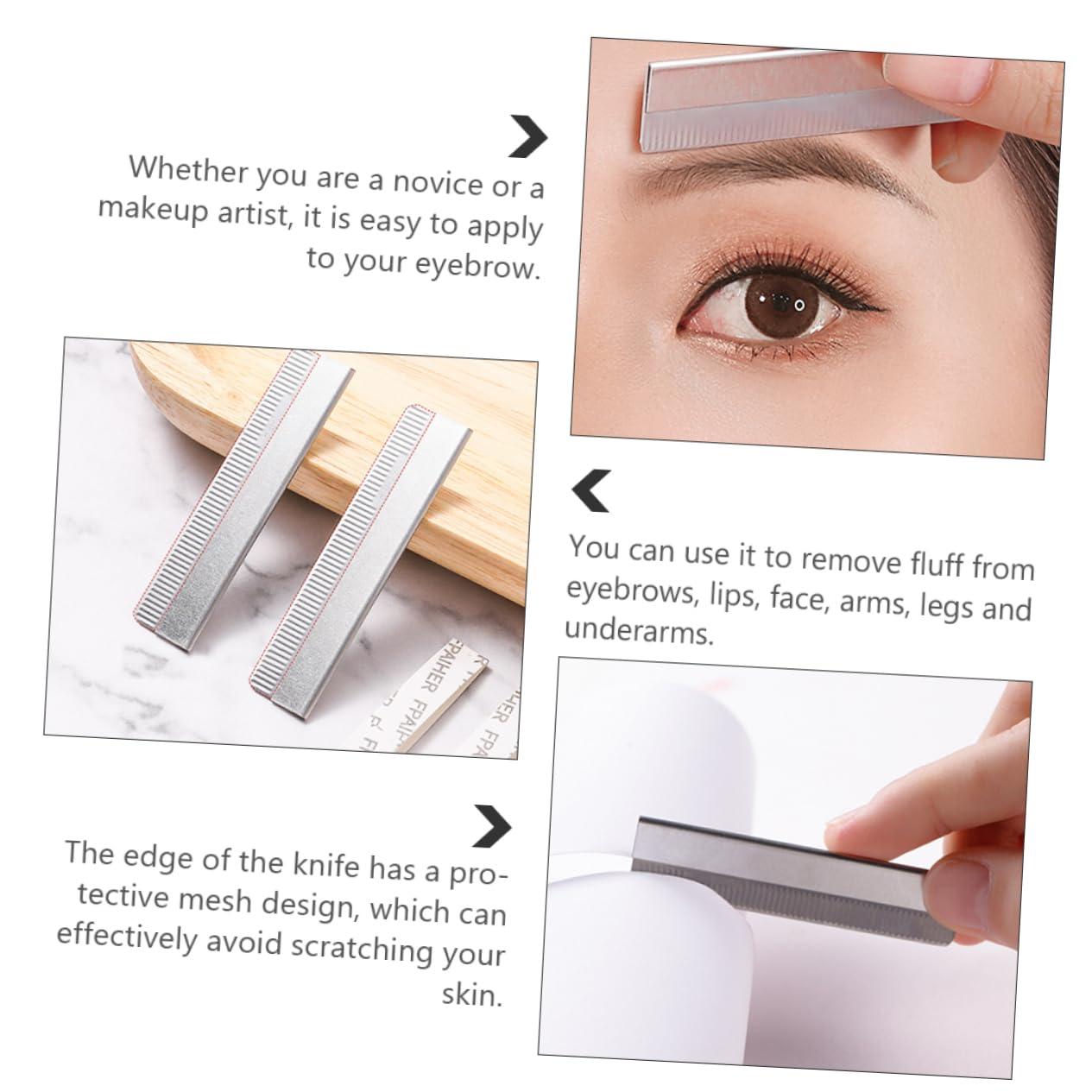 BIUDECO BIUDECO Eyebrow Shaver Eyebrow Trimmer Kit 100 Single Blades for Gentle and Accurate Brow Maintenance