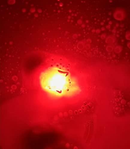 Biblebanz Glow in The Dark Light Up Glowing Bath Bombs for Ages 15 and Up Teens Adults Surprise Disco Lights Plastic Glowing Cube Inside - Pink Green Blue Bath Bombs - Fun - Smells Nice Fizz Great Gift Set of 3