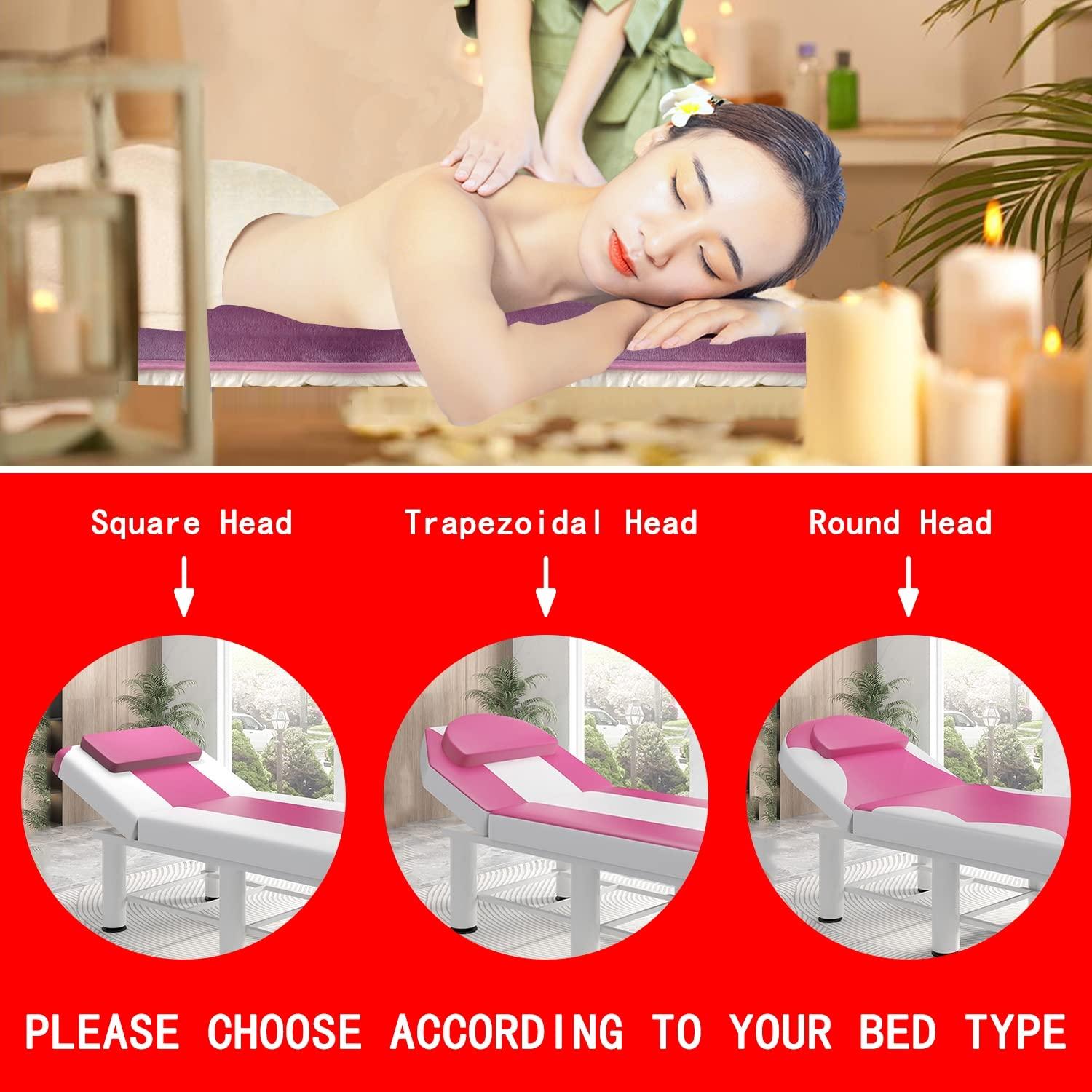 NinthAvenue Basics Massage Table Mattress Topper,Comfortable Massage/Spa Table Pad,0.8In Lash Bed Cushion Memory Foam,with Four Corner Straps & Anti-Slip Bottom,Without Bed,Not Washable,Gray t,80x190cm