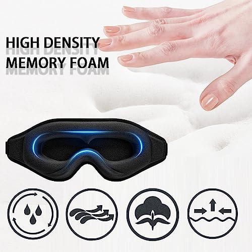 Remowhalle Eye Mask for Lash Extensions, Sleep Mask for Lash Extensions for Women Men, Zero Eye Pressure 3D Contoured Lash Extension Sleep Mask, Lash Protector Breathable Soft Shade Cover for Travel Yoga Nap