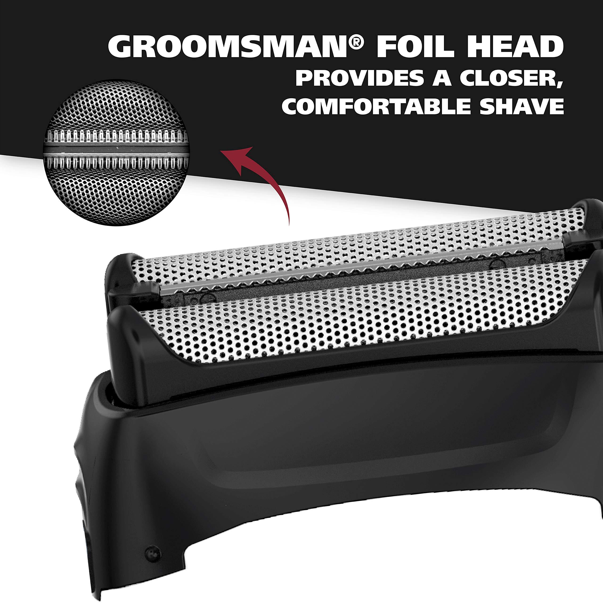 Wahl Wahl Groomsman Shaver Replacement Cutters and Head for 7063 Series, Black - Model 7046