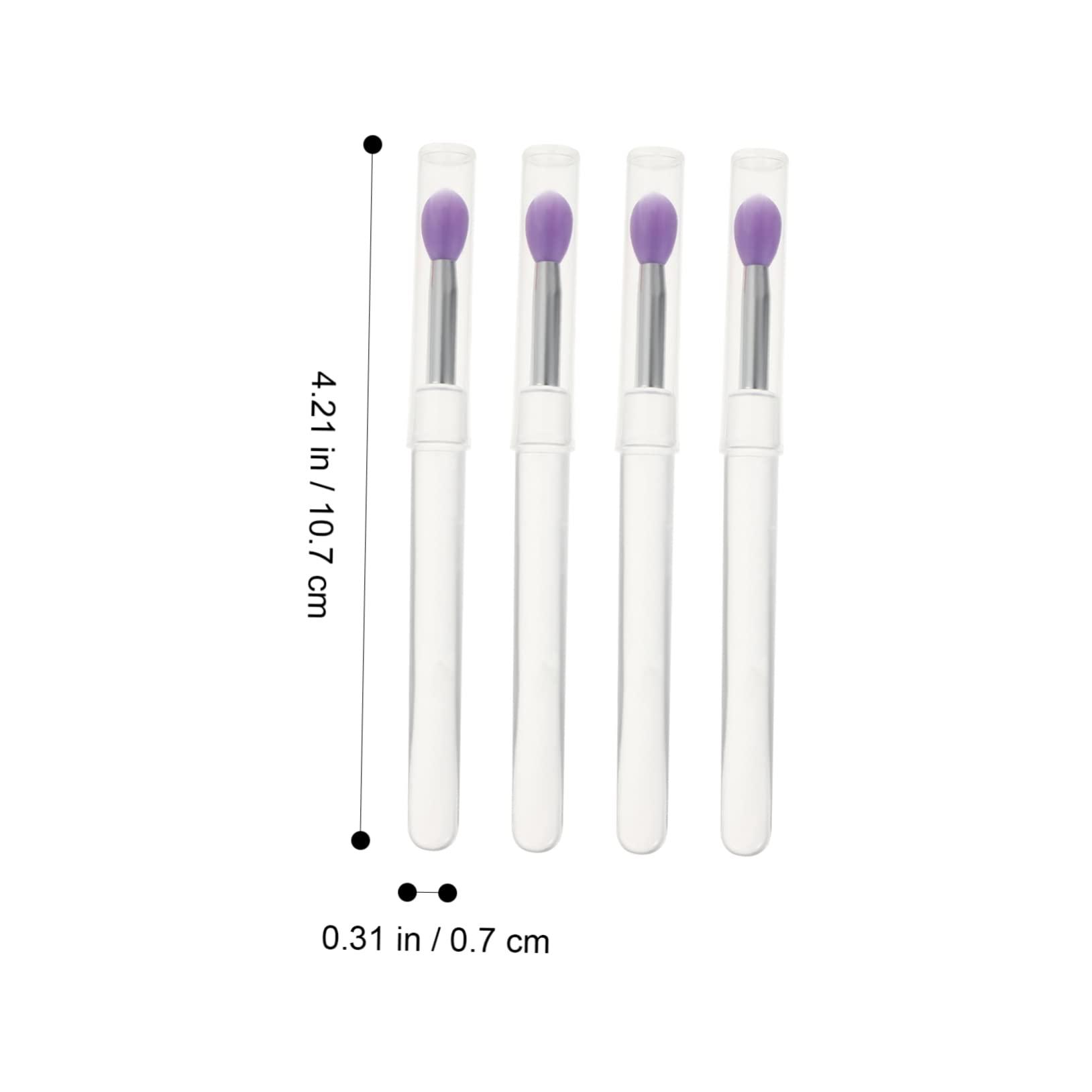 MAGICLULU MAGICLULU 32 Pcs Silicone Lip Brush Makeup Plumper Brow Gel Lip Liner Lipstick Highlighters Eyeshadow Palette Wands Scrubber Lip Stain Cosmetics Lip Gloss Tubes Glosses Clear Kit Pp