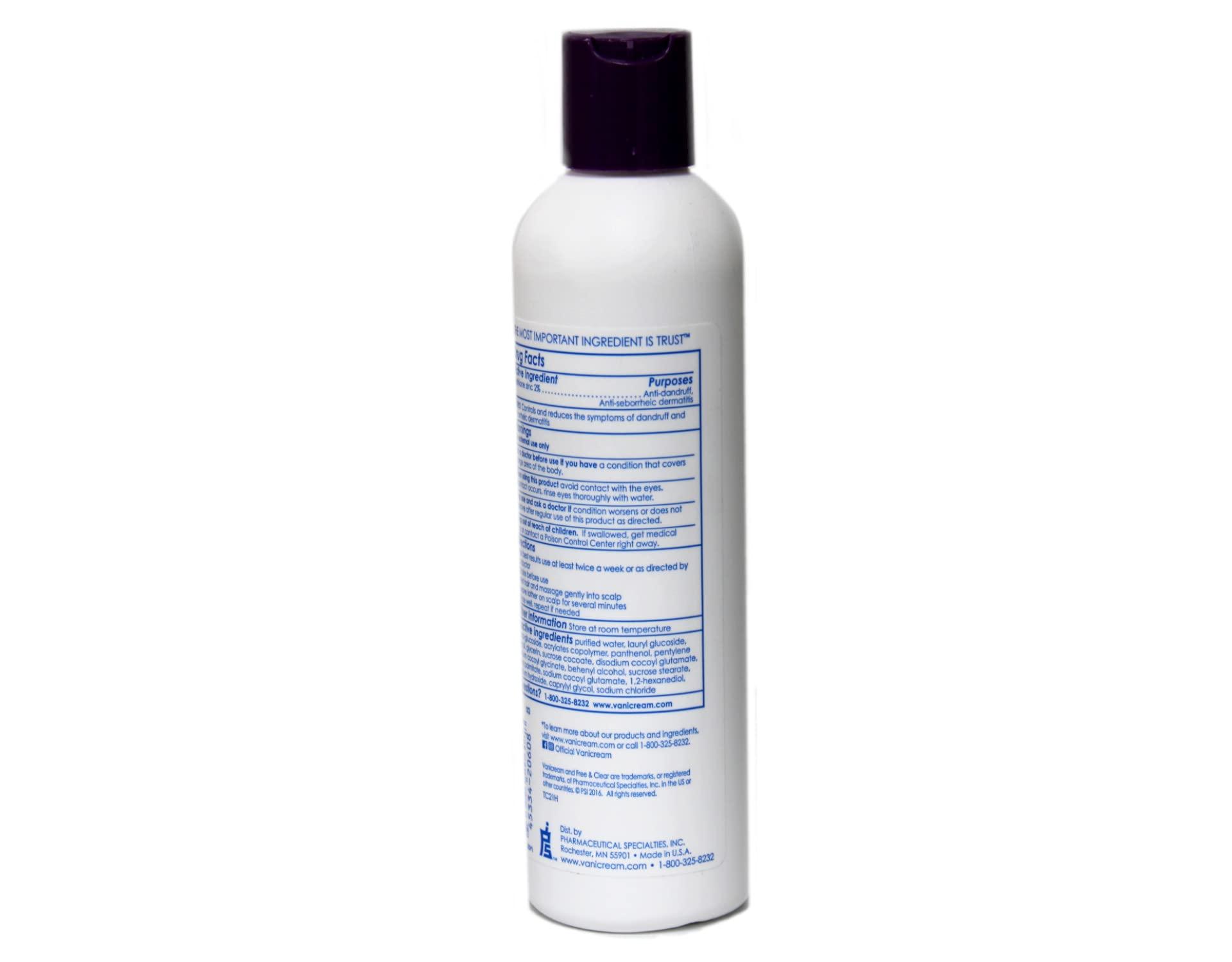 Vanicream Vanicream Medicated Anti-Dandruff Shampoo, 8 fl oz Each (Pack of 2)