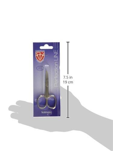 3 Swords Germany 3 Swords Germany - brand quality STAINLESS STEEL INOX CURVED NAIL SCISSORS (1 PIECE) with case for manicure pedicure - nail care by 3 Swords - Made in Germany