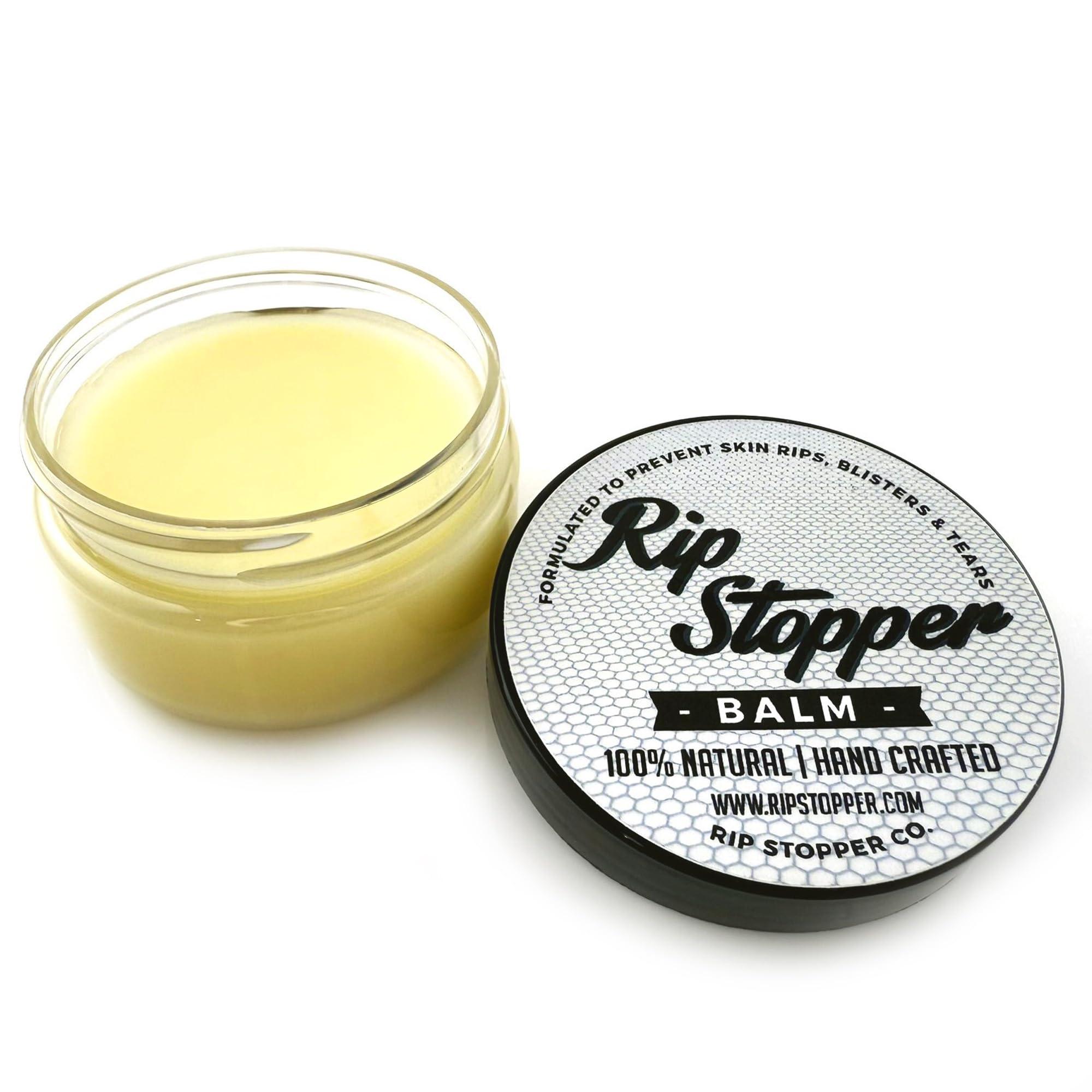 Rip Stopper Rip Stopper Balm for Gymnastics 2oz | Athlete Hand Care Helps Repair Skin Rips, Tears and Prevent Blisters | 100% Natural | Promote Healing Damaged, Dry or Cracked Hand & Finger Skin
