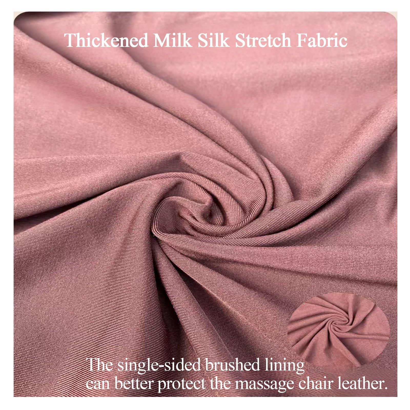 MKKBOB MKKBOB Full Body Shiatsu Massage Chair Cover,Massage Chair Covers Dust Protection Pet Protector Zero Gravity Chair Covers Fitted Massage Chair Recliner Slip Cover(Claret,Leg Foot Covers)