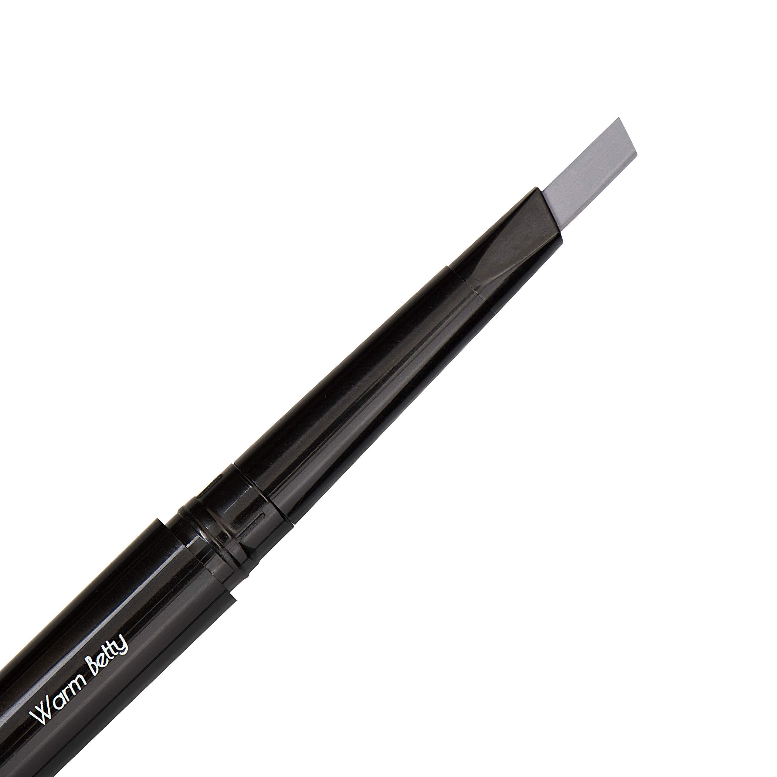 Eye Embrace Eye Embrace Warm Betty: Light Gray Eyebrow Pencil – Waterproof, Double-Ended Automatic Angled Tip & Spoolie Brush, Cruelty-Free