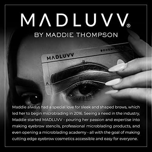 MADLUVV MADLUVV Brow Stamp Refill* - Color Stamp for Brows & Root Touch Up for Women & Men, Instantly Conceal Hair Loss, Grey Hair, Thinning Hair with Stain-Proof/Smudge-Proof Powder Formula (True Red)