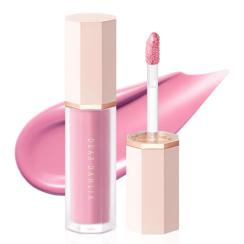 DEARDAHLIA DEAR DAHLIA Petal Drop Liquid Blush BARELY Liquid Blush for Cheeks, Blush Liquid Makeup, Rare Beauty, Natural Long Lasting Face Blush Cream Makeup, Skin Tint Blush, 4g (TAFFY, 4g)
