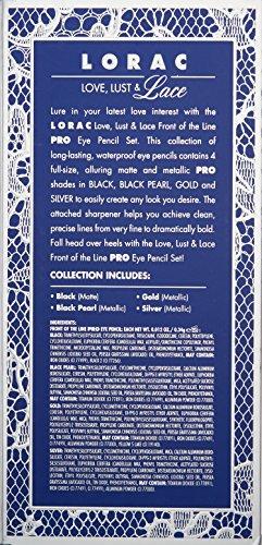 LORAC LORAC Love, Lust and Lace Front of the Line Pro Eye Pencil Set