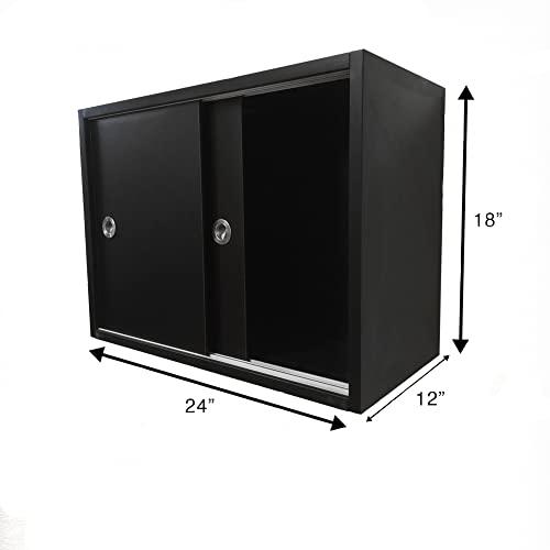 eMark Beauty Beauty Salon Double Upper Cabinets Towel Cabinets Storage for Shampoo Bowl Station TLC-TC2TWO