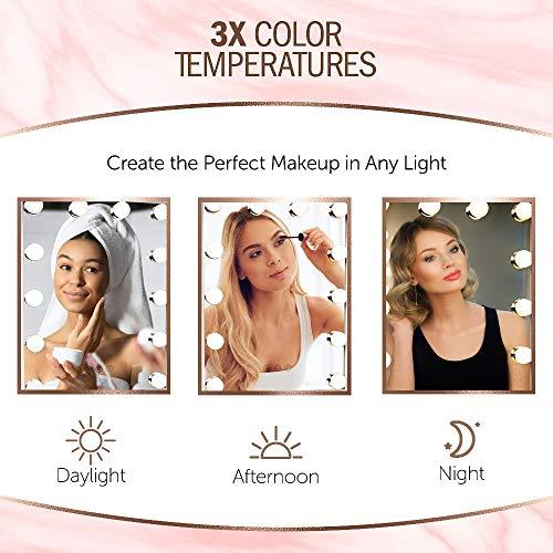 Chamber Wholesale Price Hollywood Makeup Mirror with 12pcs Dimmable LED Light Bulbs for Urban Wall Bedroom Bathroom Decoration