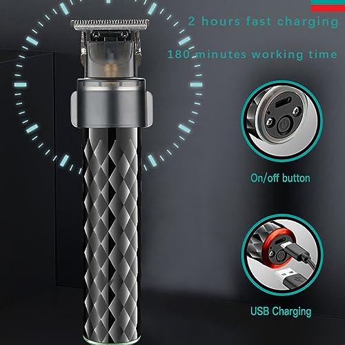 EKHOU EKHOU Professional Hair Clippers for Men, Professional Hair Clipper T9 0mm Hair Trimmer for Men Shaver Beard Trimmer Electric Shaver for Men Barber Hair Cutting Machine