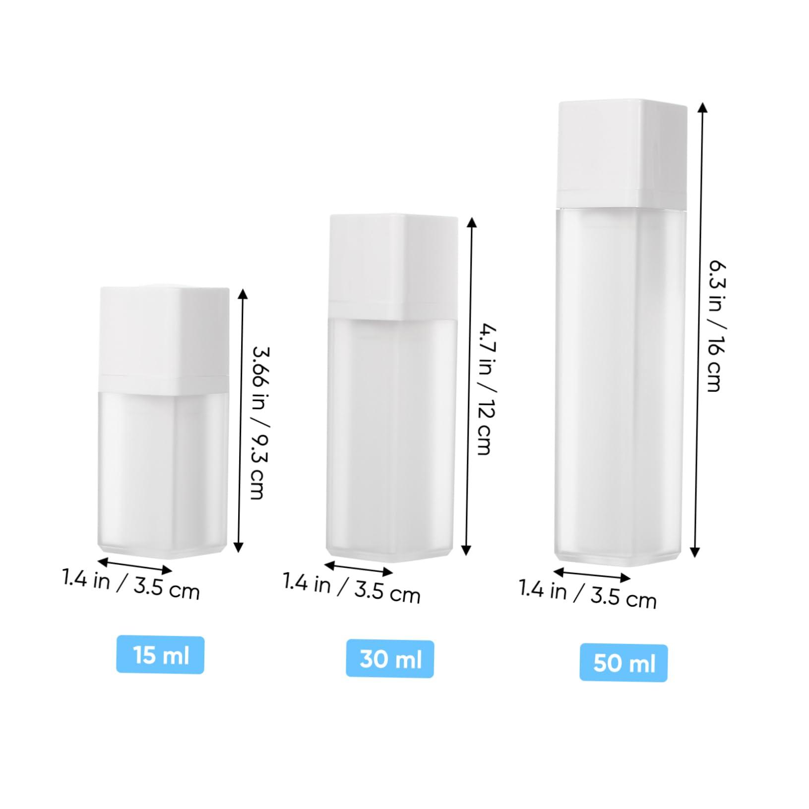 Beavorty 3pcs Bottled Portable Lotion Container Refillable Empty Bottle Lotion Bottle Shower Gel Container Dividing Bottle Vacuum Bottle Travel Bottle Soap Bottles Makeup Bottle