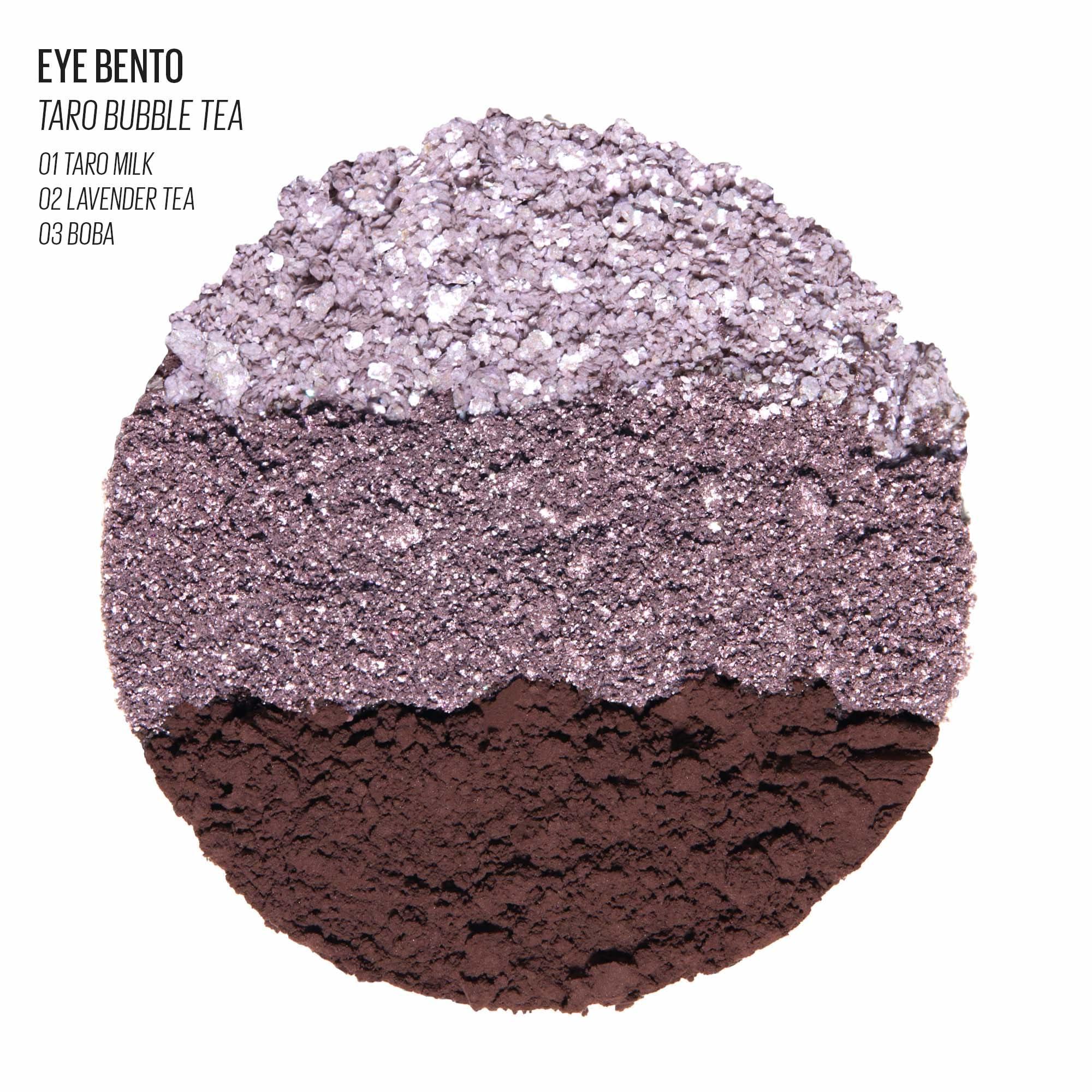 Kaja KAJA Beauty Bento Collection | Glitter + Shimmer + Matte | 20 Taro Bubble Tea - Mute Lavender | 2019 Best of Beauty Award in Glitter