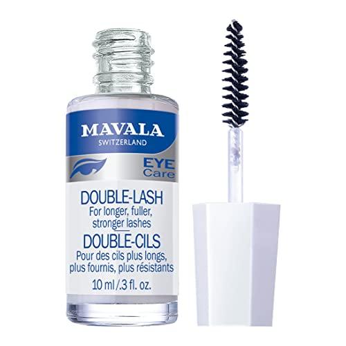 MAVALA Mavala Double Lash Nutritive Eyelash Serum for the Appearance of Longer Lashes, Natural Looking, Denser Lashes + Eyebrows, 0.3 Ounce Bottle (1 Pack)