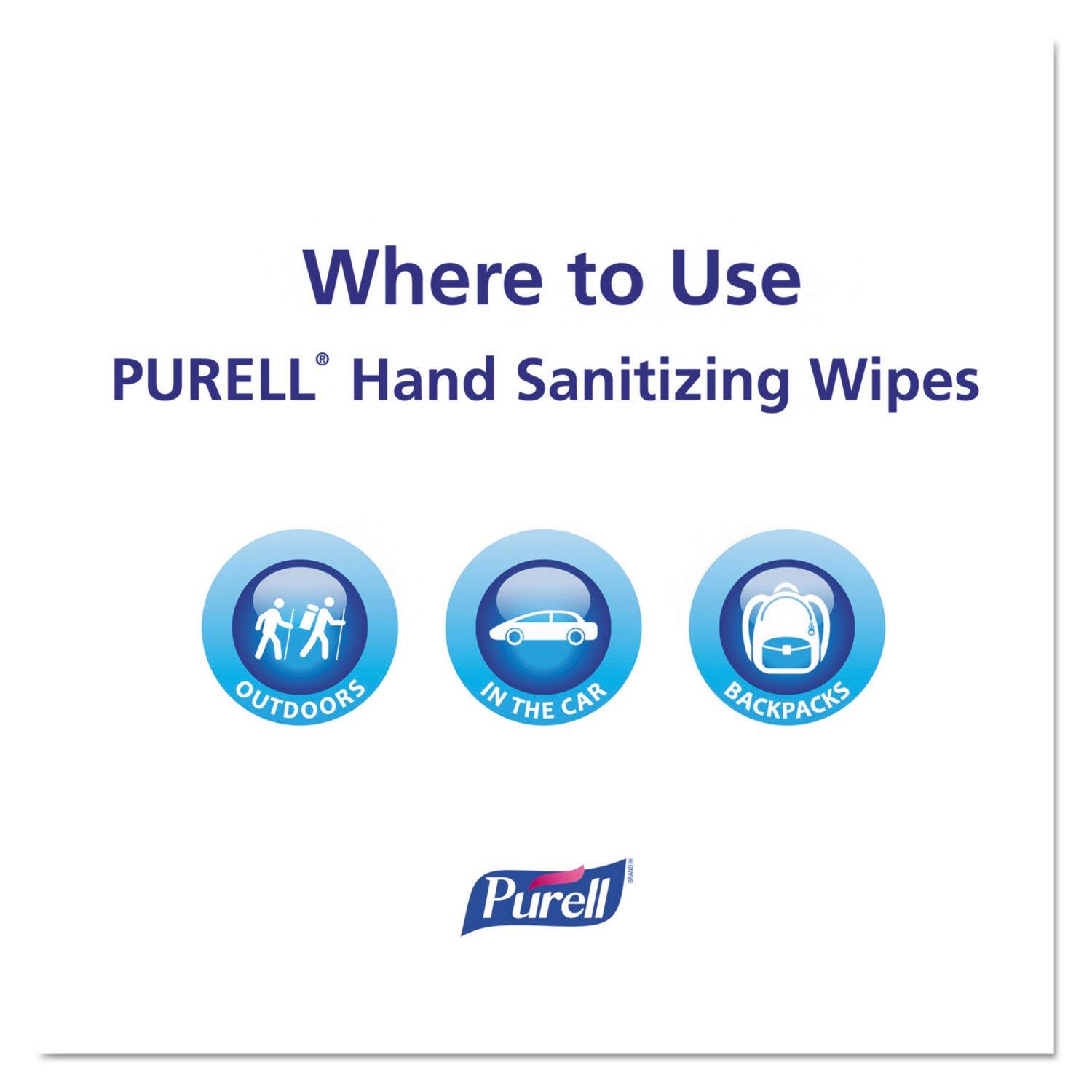 Purell PURELL 911306CT Purell Sanitizing Wipes,270/CT, White
