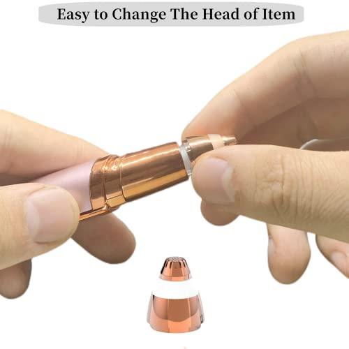 Colordiary Eyebrow Hair Remover Replacement Heads for Finishing Touch Flawless Facial Hair Remover,Painless Replacement Blades for Flawless Brows Hair Removal,with Cleaning Brush,As Seen On Tv(4 Count).