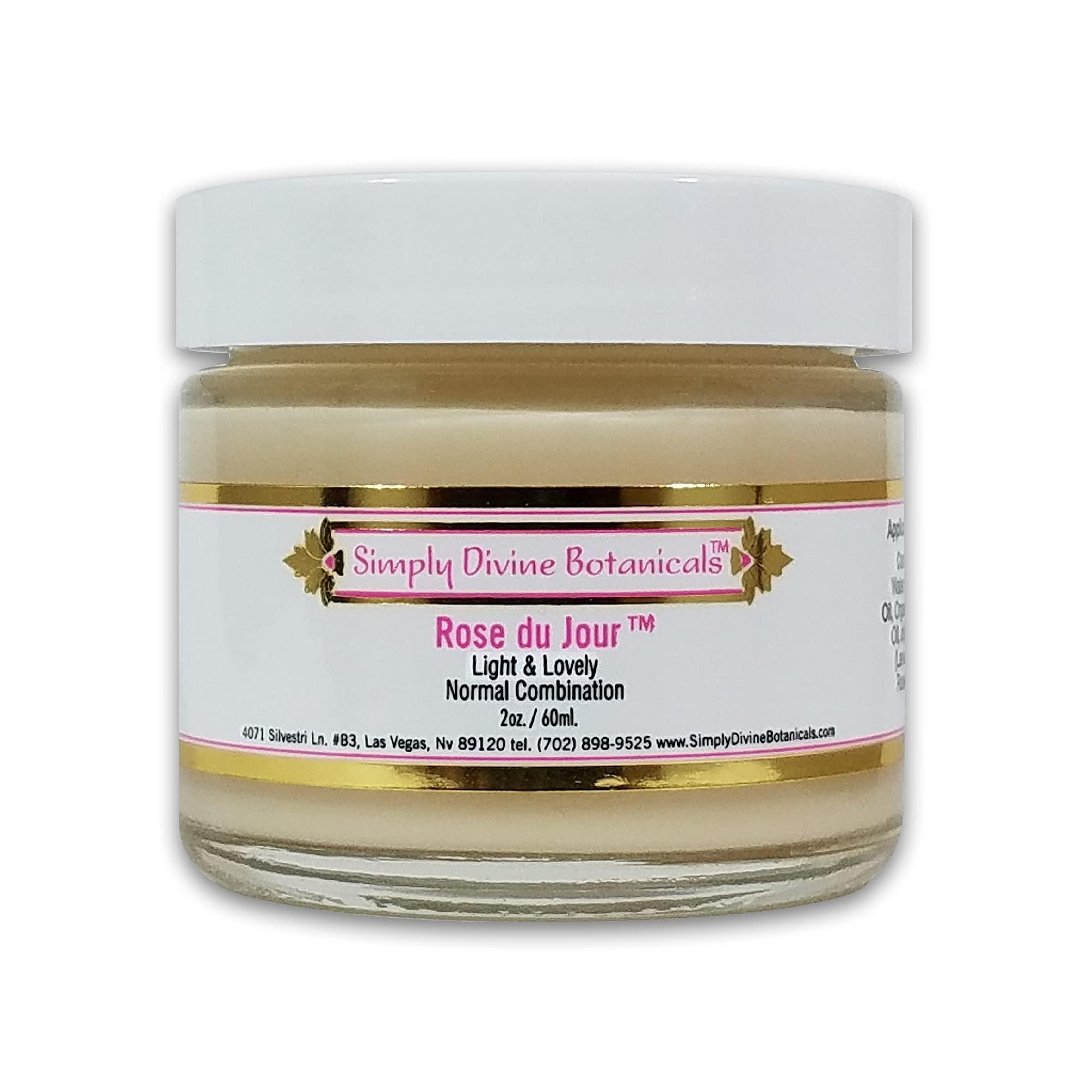 Simply Divine Botanicals Simply Divine Botanicals Rose du Jour Moisturizer for Normal, Combination and Oily Skin, 2oz