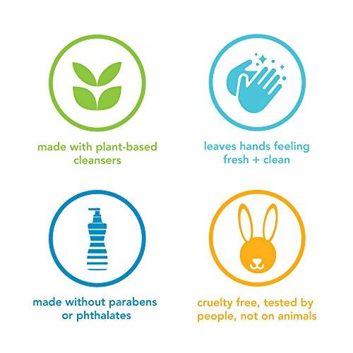 Method Method Premium Gel Hand Soap Refill, Vanilla + Raspberry, Recyclable Bottle, Biodegradable Formula, 34 fl oz (Pack of 4)