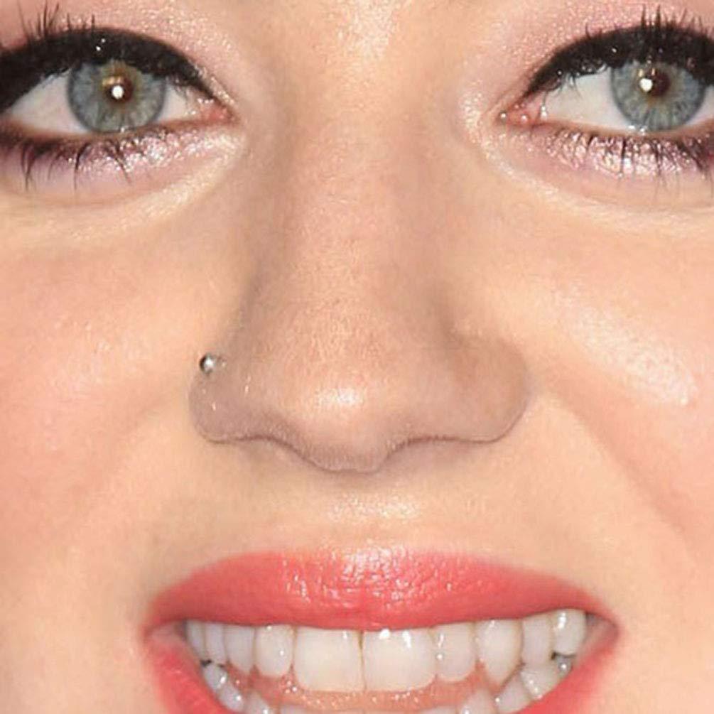 SLVIEKAE Nose Piercing Kit, Nose Pierce Kit Nose Piercing Gun Self Nose Piercing Gun Kit Nose Piercing Gun Kit Tool (Black)