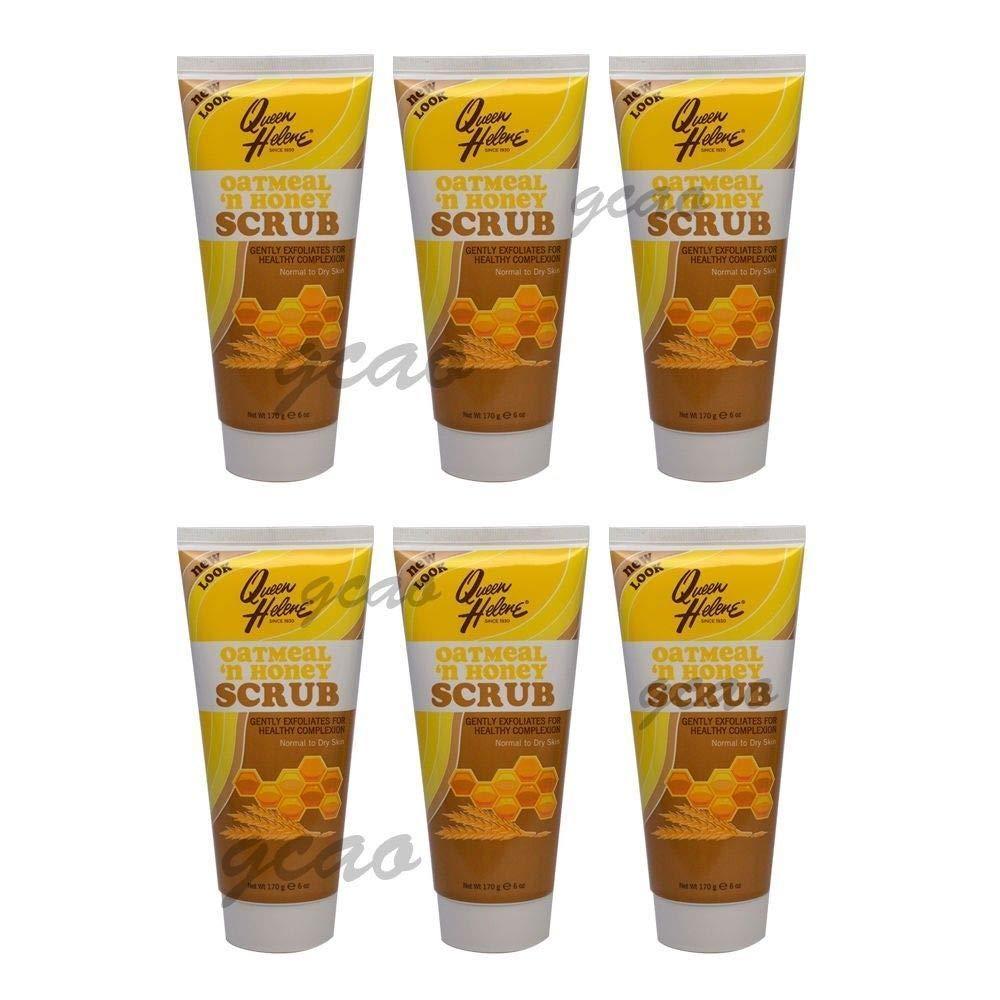 Queen Helene Queen Helene Oatmeal N Honey Facial Scrub 6oz. Tube (6 Pack)