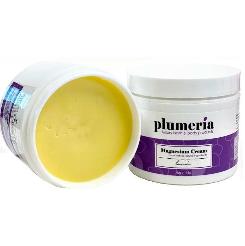 Plumeria Luxury Bath & Body Products Plumeria Luxury Bath & Body Products Dreamy Time Magnesum Cream - Lavender