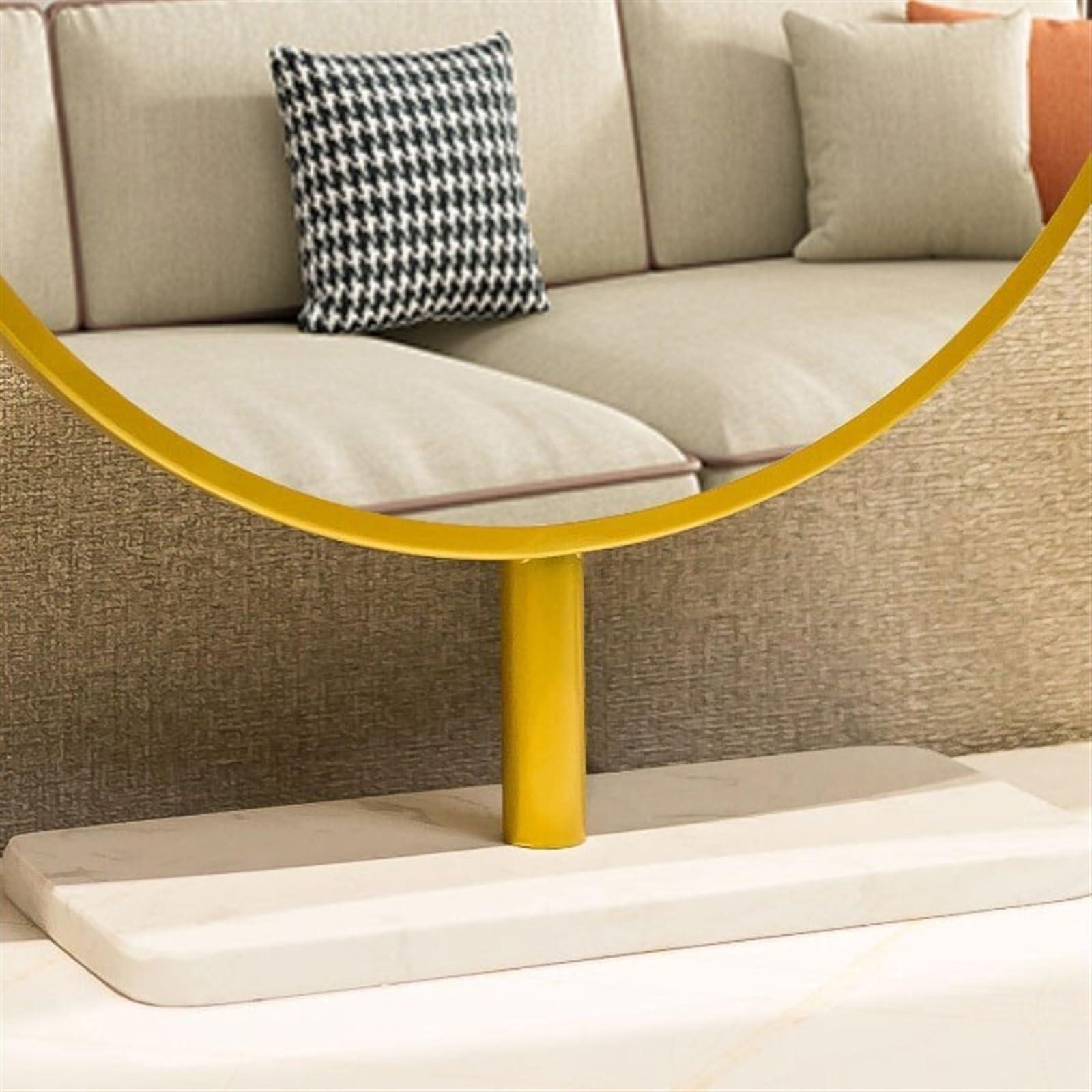 GLigeT GLigeT Vanity Mirror Modern Simple Makeup Mirror Bedroom Countertop Beauty Mirror Light Luxury Iron Large Dressing Mirror Household Cosmetic Mirror