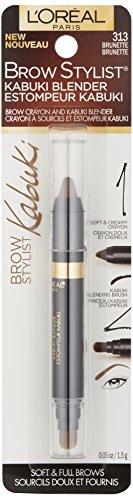 L'Oréal Paris L'Oreal Paris Brow Stylist Kabuki Blender Brow Crayon, Brunette, 0.05 oz.