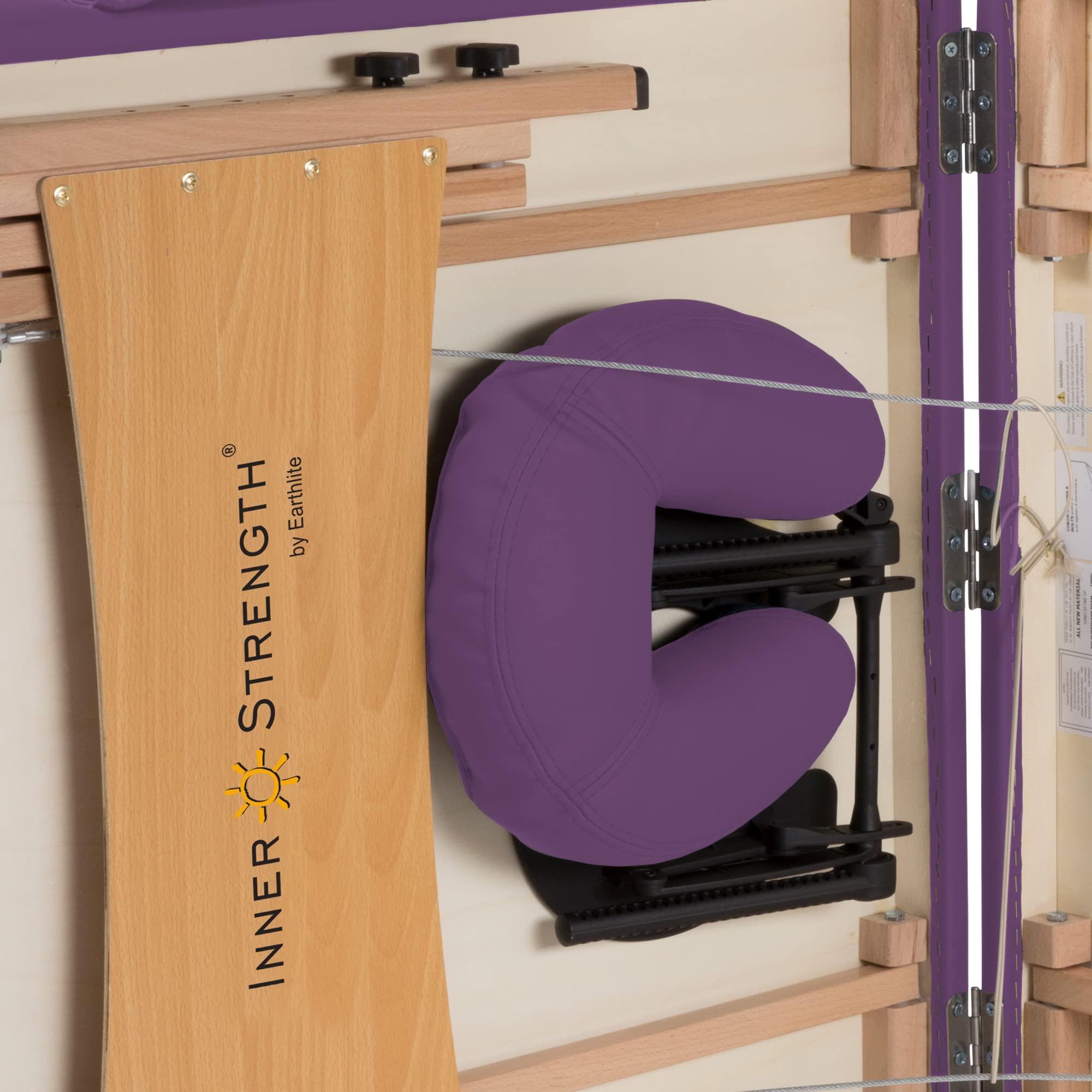 Inner Strength Inner Strength Portable Massage Table Package Element Incl. Deluxe Adjustable Face Cradle, Face Pillow & Carrying Case, Purple