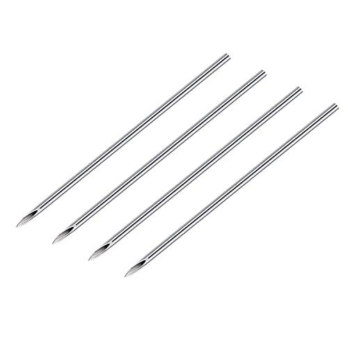NEEDLEWALK Body Piercing Needles - NeedleWalk 100Pcs Hollow Needles 8G Piercing Needle Kit for Ear Nose Piercing And Lip Tongue Piercing Tattoo Supply