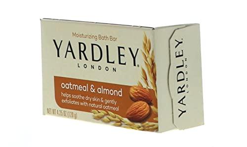 Yardley Yardley London Oatmeal and Almond Naturally Moisturizing Bath Bar, 4.0 oz. (Pack of 10)