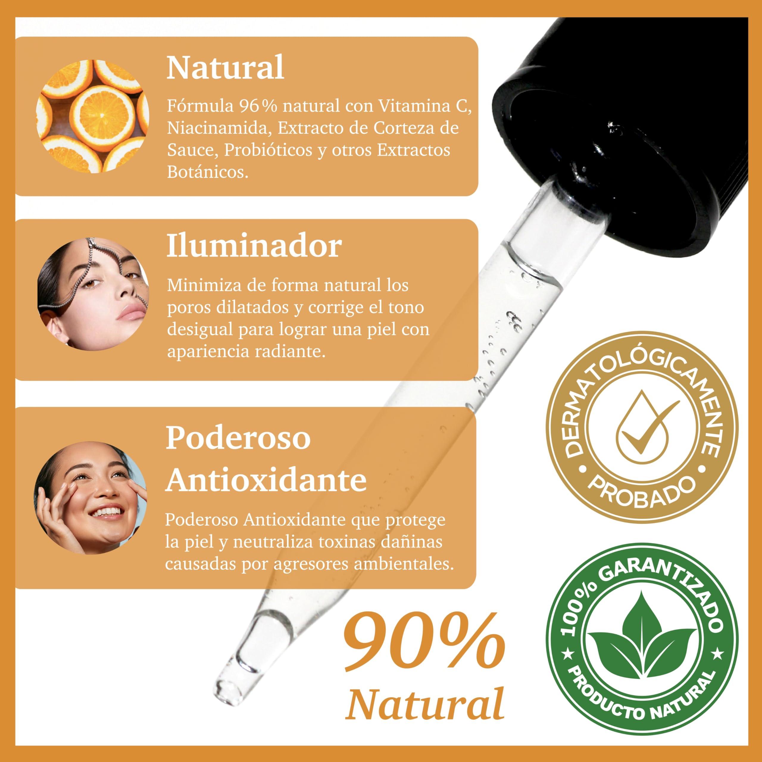 Purifect by Symphony Beauty Purifect Natural Vitamin C Vegan Facial Serum - Enhances Skin Radiance, Hydration, and Firmness with Niacinamide & Vitamin E, 30ml (Made in the USA)