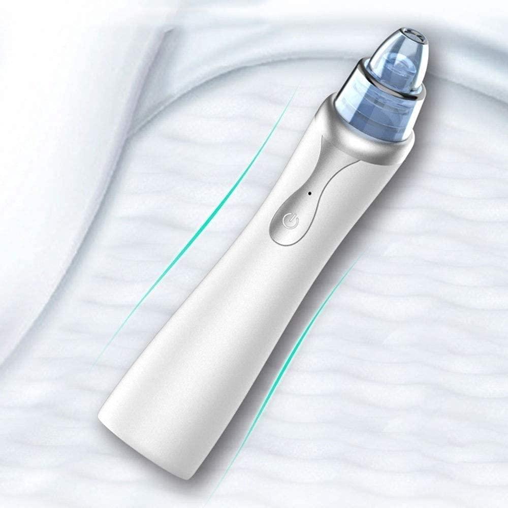 SMSOM SMSOM Blackhead Remover, Portable Blackhead Remover Vacuum-Pore Cleaner Vacuum Electric Suction Facial Comedo Acne Extractor Tool for Women & Men (White)