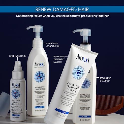 ALOXXI ALOXXI Reparative Hair Repair Conditioner with Amino Acid, Peptide & Keratin using ColourCare Complex & Advanced Recover Technology - Safe for Color Treated Hair, 33.8 Fl Oz
