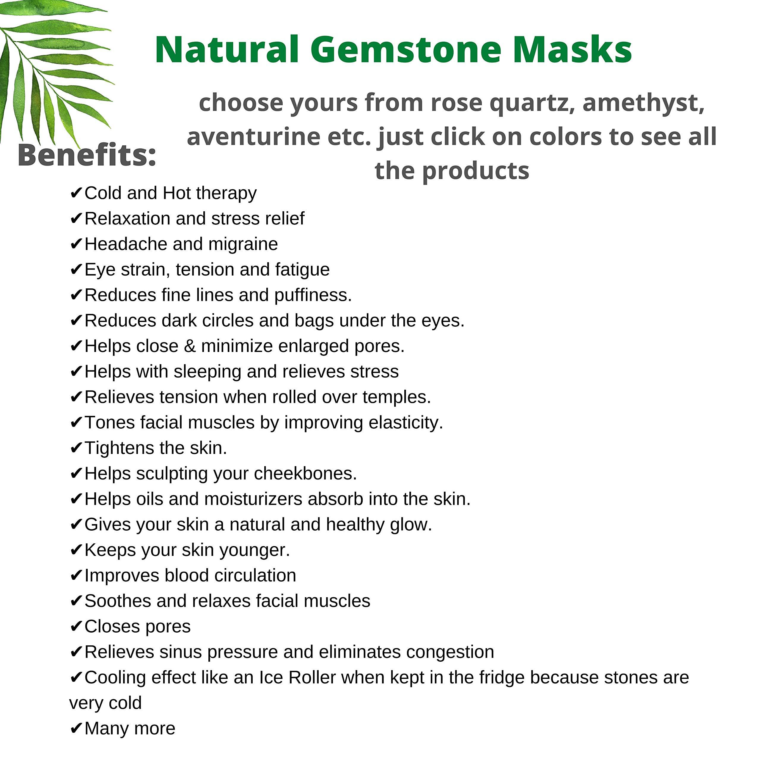 LAVNN LAVNN AMETHYST Mask & Roller Gift for wife (Small Eye Mask)