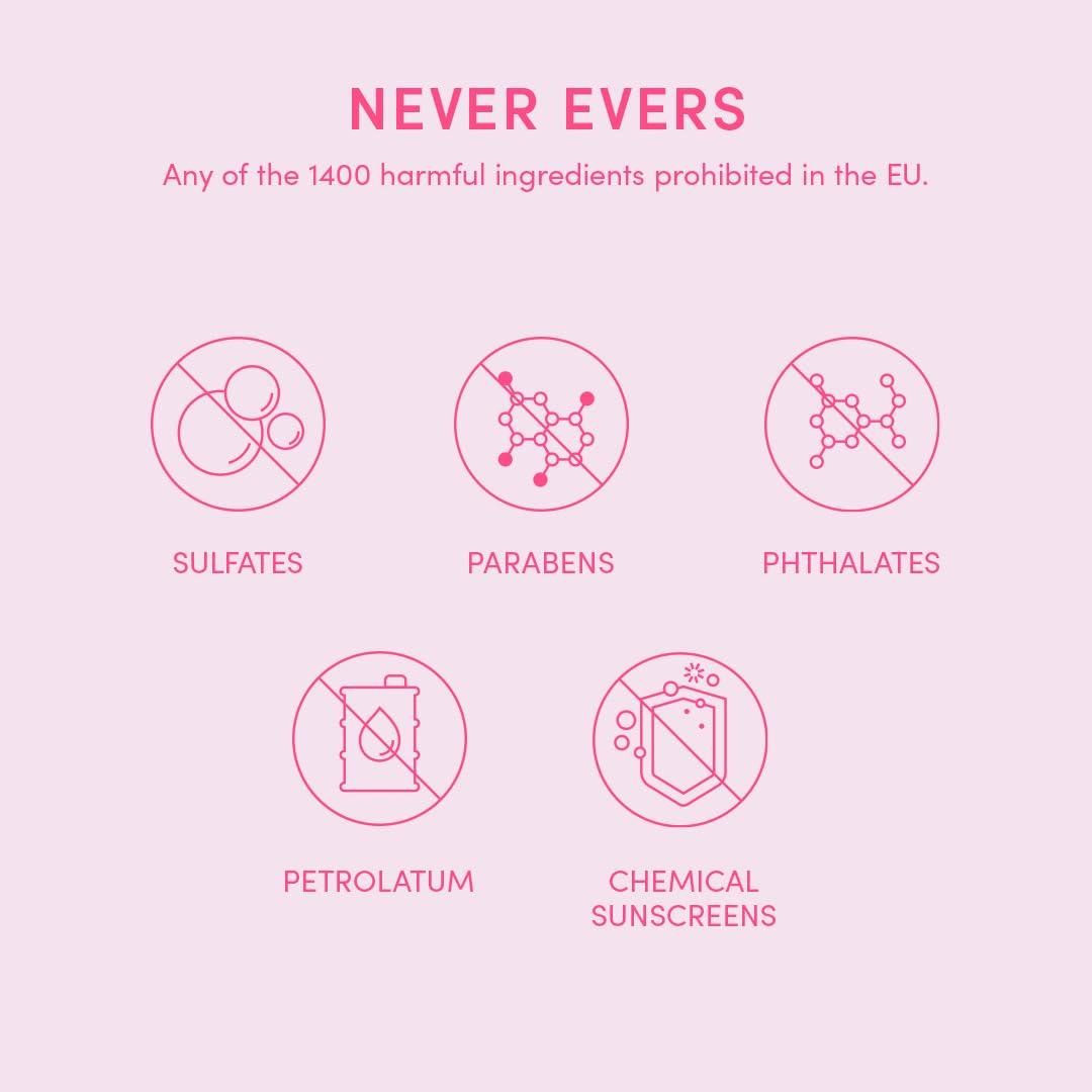 Evereden Evereden Kids Routine Bundle & Non-Toxic Lip Gloss - Happy Hair Duo Detangling Kids Shampoo and Conditioner + Happy Face Duo Face Wash for Kids and Multi-Vitamin Kids Face Cream + Tinted Lip Gloss