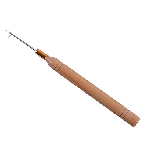 YANTAISIYU 1000pcs Micro Silicone Rings Beads Hair Extensions Kit I-tip Hair Pliers Micro Pulling Hook Needle Loop Threader and 1000pcs Micro Silicone Links