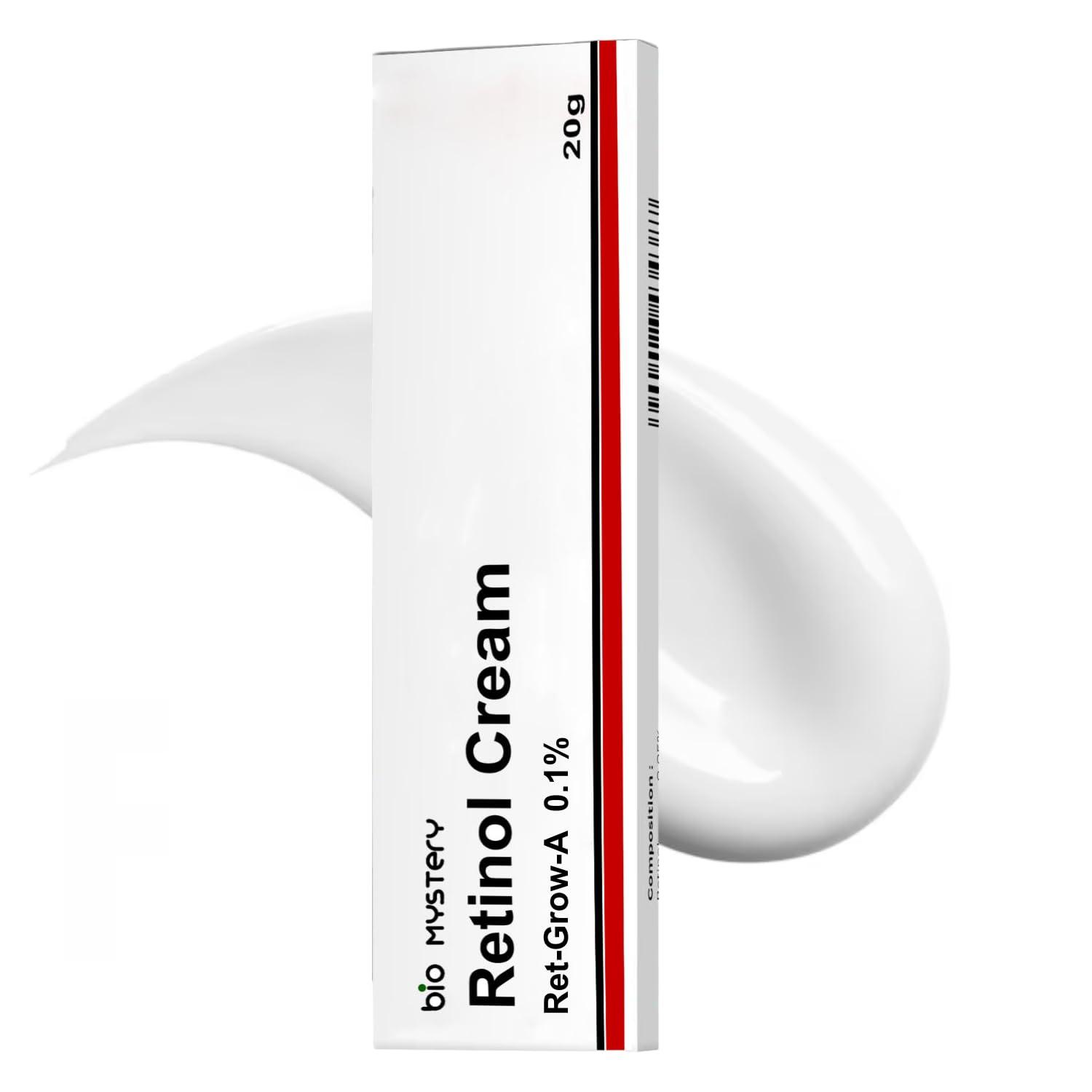 Bio Mystery Bio Mystery Retinol Cream 0.1 Vitamin A Fine Lines, Sun Spots, Anti-Aging (20 Gram / 0.7 Oz)