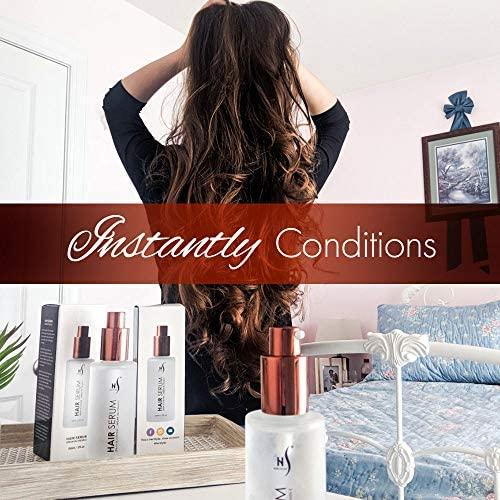 HerStyler HerStyler Serum, 4 Pack - Hair Styling Agent with Argan Oil for Dry, Damaged Hair - Frizz Control Serum for Straightening, Shine, Trendy Tresses