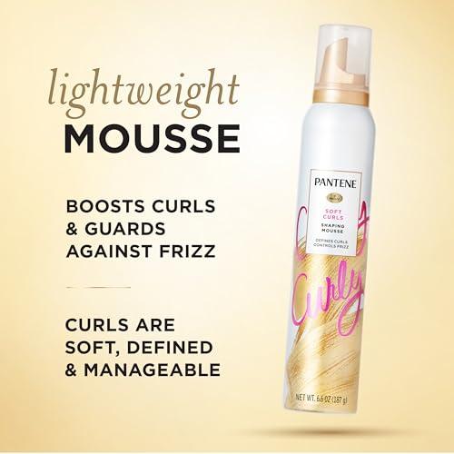 Pantene Pantene Pro-V Curl Mousse to Tame Frizz for Soft, Touchable Curls, 6.6 oz